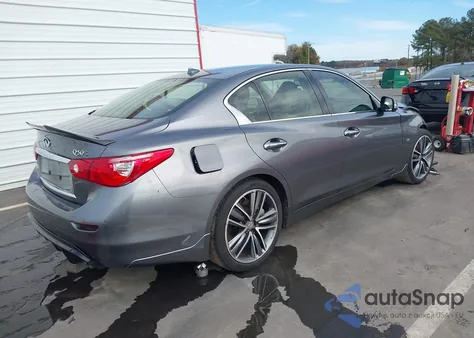 2014 Infiniti Q50 Sport z USA, uszkodzony, nr VIN JN1BV7AR5EM694803